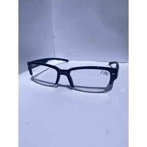 Men's Rectangular Black Eyeglasses Frame